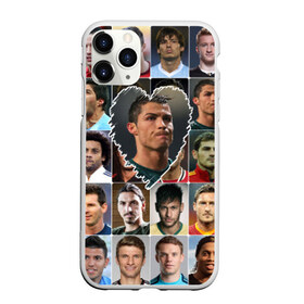 Чехол для iPhone 11 Pro матовый с принтом Криштиану Роналду - лучший в городе Новоалтайск, Силикон |  | cristiano ronaldo | португалия | реал мадрид | сердце