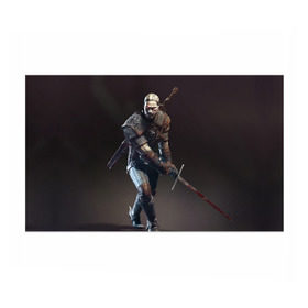Бумага для упаковки 3D с принтом Witcher 3 в городе Новоалтайск, пластик и полированная сталь | круглая форма, металлическое крепление в виде кольца | gerald | wild hunt | witcher | ведьмак | геральд | дикая охота