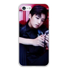 Чехол для iPhone 5/5S матовый с принтом BTS Jungkook в городе Новоалтайск, Силикон | Область печати: задняя сторона чехла, без боковых панелей | 