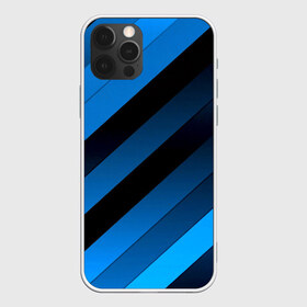 Чехол для iPhone 12 Pro Max с принтом Полосы в городе Новоалтайск, Силикон |  | blue | линии | плетение | полосы | прикольные | текстуры