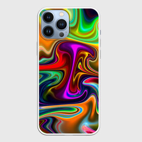 Чехол для iPhone 13 Pro Max с принтом Волны в городе Новоалтайск,  |  | разводы | разноцветный | яркий