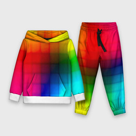 Детский костюм 3D (с толстовкой) с принтом Кубики в городе Новоалтайск,  |  | Тематика изображения на принте: градиент | разноцветный | цвета | яркий