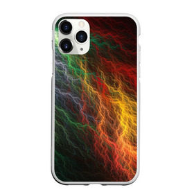 Чехол для iPhone 11 Pro матовый с принтом Разноцветные молнии в городе Новоалтайск, Силикон |  | Тематика изображения на принте: lightning | молния