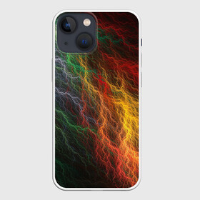 Чехол для iPhone 13 mini с принтом Разноцветные молнии в городе Новоалтайск,  |  | lightning | молния