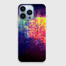 Чехол для iPhone 13 Pro с принтом Штрихи(потертости) в городе Новоалтайск,  |  | Тематика изображения на принте: rainbow | краска | прикольные | радуга | текстуры | штрихи