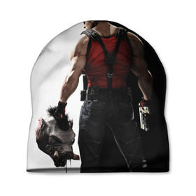 Шапка 3D с принтом Duke Nukem в городе Новоалтайск, 100% полиэстер | универсальный размер, печать по всей поверхности изделия | forever | дюк нюкем | игра