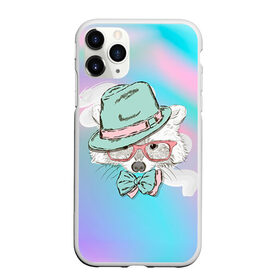 Чехол для iPhone 11 Pro Max матовый с принтом Енот в шляпе в городе Новоалтайск, Силикон |  | Тематика изображения на принте: енот