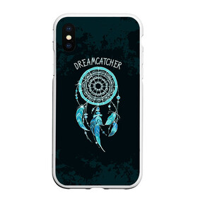 Чехол для iPhone XS Max матовый с принтом Dreamcatcher в городе Новоалтайск, Силикон | Область печати: задняя сторона чехла, без боковых панелей | перо