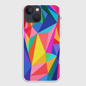 Чехол для iPhone 13 mini с принтом Радуга в городе Новоалтайск,  |  | polygonal | многоугольник | полигональный | разноцветный
