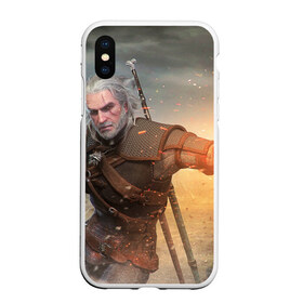 Чехол для iPhone XS Max матовый с принтом Igni в городе Новоалтайск, Силикон | Область печати: задняя сторона чехла, без боковых панелей | gerald | wild hunt | witcher | ведьмак | геральд | дикая охота