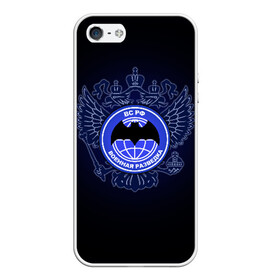 Чехол для iPhone 5/5S матовый с принтом Военная разведка в городе Новоалтайск, Силикон | Область печати: задняя сторона чехла, без боковых панелей | армия | герб | россия