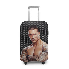 Чехол для чемодана 3D с принтом Randy Orton в городе Новоалтайск, 86% полиэфир, 14% спандекс | двустороннее нанесение принта, прорези для ручек и колес | randy orton | wwe | рестлинг | чемпион мира
