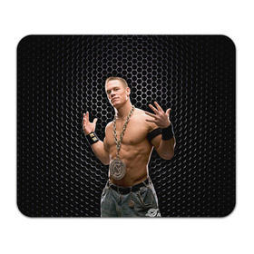 Коврик прямоугольный с принтом John Cena в городе Новоалтайск, натуральный каучук | размер 230 х 185 мм; запечатка лицевой стороны | john cena | wwe чемпион | джон сина