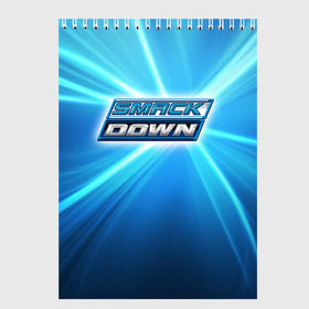 Скетчбук с принтом Smack down в городе Новоалтайск, 100% бумага
 | 48 листов, плотность листов — 100 г/м2, плотность картонной обложки — 250 г/м2. Листы скреплены сверху удобной пружинной спиралью | smack down | usa | wwe