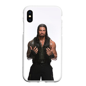 Чехол для iPhone XS Max матовый с принтом Roman Reigns в городе Новоалтайск, Силикон | Область печати: задняя сторона чехла, без боковых панелей | roman reigns | wwe | роман рейнс