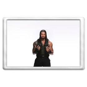 Магнит 45*70 с принтом Roman Reigns в городе Новоалтайск, Пластик | Размер: 78*52 мм; Размер печати: 70*45 | roman reigns | wwe | роман рейнс