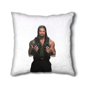 Подушка 3D с принтом Roman Reigns в городе Новоалтайск, наволочка – 100% полиэстер, наполнитель – холлофайбер (легкий наполнитель, не вызывает аллергию). | состоит из подушки и наволочки. Наволочка на молнии, легко снимается для стирки | roman reigns | wwe | роман рейнс