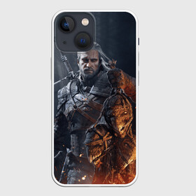 Чехол для iPhone 13 mini с принтом Геральт из Ривии в городе Новоалтайск,  |  | gerald | wild hunt | witcher | ведьмак | геральд | дикая охота