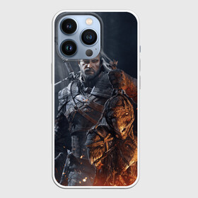 Чехол для iPhone 13 Pro с принтом Геральт из Ривии в городе Новоалтайск,  |  | Тематика изображения на принте: gerald | wild hunt | witcher | ведьмак | геральд | дикая охота
