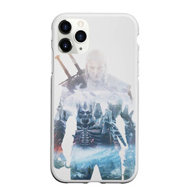 Чехол для iPhone 11 Pro матовый с принтом Геральт Охота в городе Новоалтайск, Силикон |  | gerald | wild hunt | witcher | ведьмак | геральд | дикая охота