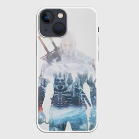Чехол для iPhone 13 mini с принтом Геральт Охота в городе Новоалтайск,  |  | gerald | wild hunt | witcher | ведьмак | геральд | дикая охота