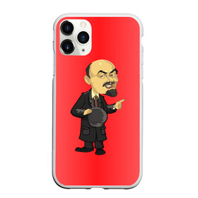 Чехол для iPhone 11 Pro Max матовый с принтом Ленин каррикатура в городе Новоалтайск, Силикон |  | lenin | ussr | владимир | ильич | ленин | ссср