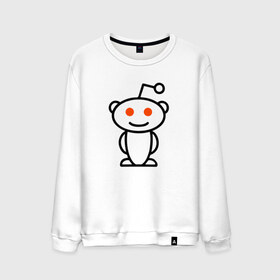 Мужской свитшот хлопок с принтом Reddit в городе Новоалтайск, 100% хлопок |  | Тематика изображения на принте: шелдон
