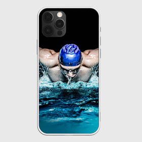 Чехол для iPhone 12 Pro Max с принтом Пловец в городе Новоалтайск, Силикон |  | 