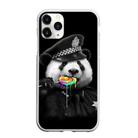 Чехол для iPhone 11 Pro Max матовый с принтом Панда и карамель в городе Новоалтайск, Силикон |  | Тематика изображения на принте: панда | черно белый
