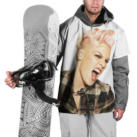 Накидка на куртку 3D с принтом Пинк в городе Новоалтайск, 100% полиэстер |  | alecia beth moore | pink | автор | актриса | алиша бет мур | американская | певица | песен | пинк