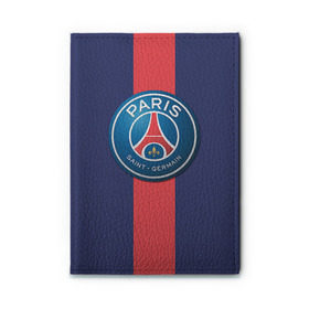 Обложка для автодокументов с принтом Пари Сен-Жермен в городе Новоалтайск, натуральная кожа |  размер 19,9*13 см; внутри 4 больших “конверта” для документов и один маленький отдел — туда идеально встанут права | Тематика изображения на принте: псж