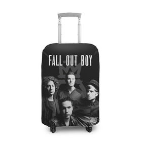 Чехол для чемодана 3D с принтом Группа Fall out boy в городе Новоалтайск, 86% полиэфир, 14% спандекс | двустороннее нанесение принта, прорези для ручек и колес | fall out boy