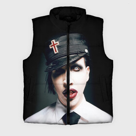 Мужской жилет утепленный 3D с принтом Мэрилин Мэнсон в городе Новоалтайск,  |  | marilyn manson | мэрилин мэнсон