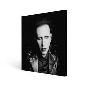 Холст квадратный с принтом Мэрилин Мэнсон в городе Новоалтайск, 100% ПВХ |  | marilyn manson | мэрилин мэнсон