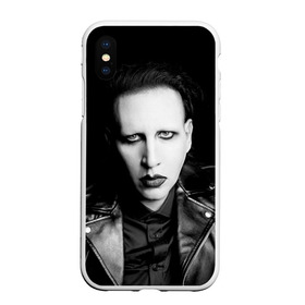 Чехол для iPhone XS Max матовый с принтом Мэрилин Мэнсон в городе Новоалтайск, Силикон | Область печати: задняя сторона чехла, без боковых панелей | marilyn manson | мэрилин мэнсон