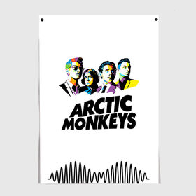 Постер с принтом Arctic Monkeys 2 в городе Новоалтайск, 100% бумага
 | бумага, плотность 150 мг. Матовая, но за счет высокого коэффициента гладкости имеет небольшой блеск и дает на свету блики, но в отличии от глянцевой бумаги не покрыта лаком | am | arctic | arctic monkeys | monkeys | rock | алекс тёрнер | амы | арктические мартышки | джейми кук | мартышки | мэтт хелдерс. ам | ник омэлли | ник о’мэлли | рок