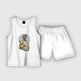 Детская пижама с шортами хлопок с принтом Giant Dad в городе Новоалтайск,  |  | dark souls | praise the sun | you died | дарк соулс | темные души