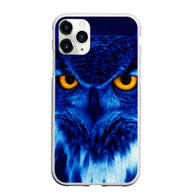 Чехол для iPhone 11 Pro матовый с принтом ПаукСова в городе Новоалтайск, Силикон |  | взгляд | гипноз | гипнотический | глаза | мистическая | ночная | ночь | птица | сова | фон | хищник | черный