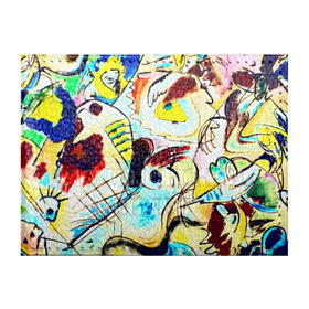 Обложка для студенческого билета с принтом Ample в городе Новоалтайск, натуральная кожа | Размер: 11*8 см; Печать на всей внешней стороне | new | живопись | кандинский | краска | прикольные | рисунок