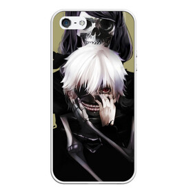 Чехол для iPhone 5/5S матовый с принтом Tokyo Ghoul в городе Новоалтайск, Силикон | Область печати: задняя сторона чехла, без боковых панелей | ghoul | kaneki | tokyo