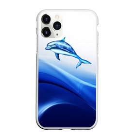Чехол для iPhone 11 Pro Max матовый с принтом Дельфин в городе Новоалтайск, Силикон |  | Тематика изображения на принте: дельфин | море | рыбка