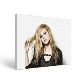Холст прямоугольный с принтом Аврил Лавин в городе Новоалтайск, 100% ПВХ |  | avril lavigne | аврил лавин | автор исполнитель | дизайнер и актриса | канадская | певица