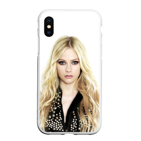 Чехол для iPhone XS Max матовый с принтом Аврил Лавин в городе Новоалтайск, Силикон | Область печати: задняя сторона чехла, без боковых панелей | Тематика изображения на принте: avril lavigne | аврил лавин | автор исполнитель | дизайнер и актриса | канадская | певица