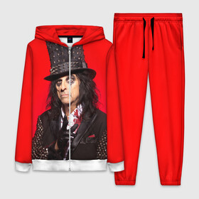 Женский костюм 3D с принтом Элис Купер в городе Новоалтайск,  |  | alice cooper | vincent damon furnier | автор песен | американский | винсент дэймон фурнье | рок певец | фёрниэр | шок рокер | элис купер