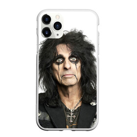 Чехол для iPhone 11 Pro матовый с принтом Элис Купер в городе Новоалтайск, Силикон |  | alice cooper | vincent damon furnier | автор песен | американский | винсент дэймон фурнье | рок певец | фёрниэр | шок рокер | элис купер