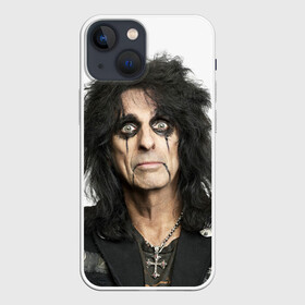 Чехол для iPhone 13 mini с принтом Элис Купер в городе Новоалтайск,  |  | alice cooper | vincent damon furnier | автор песен | американский | винсент дэймон фурнье | рок певец | фёрниэр | шок рокер | элис купер
