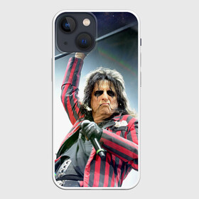 Чехол для iPhone 13 mini с принтом Элис Купер в городе Новоалтайск,  |  | alice cooper | vincent damon furnier | автор песен | американский | винсент дэймон фурнье | рок певец | фёрниэр | шок рокер | элис купер