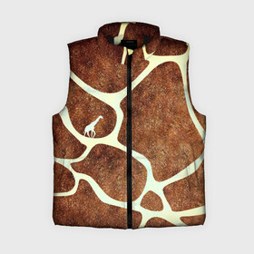 Женский жилет утепленный 3D Жирафик: в городе Новоалтайск,  |  | жираф | жирафик | текстуры