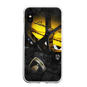 Чехол для iPhone XS Max матовый с принтом Lamborghini в городе Новоалтайск, Силикон | Область печати: задняя сторона чехла, без боковых панелей | lamborghini | авто | машина | спорткар