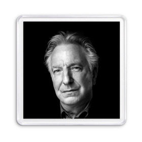 Магнит 55*55 с принтом Alan Rickman в городе Новоалтайск, Пластик | Размер: 65*65 мм; Размер печати: 55*55 мм | alan rickman